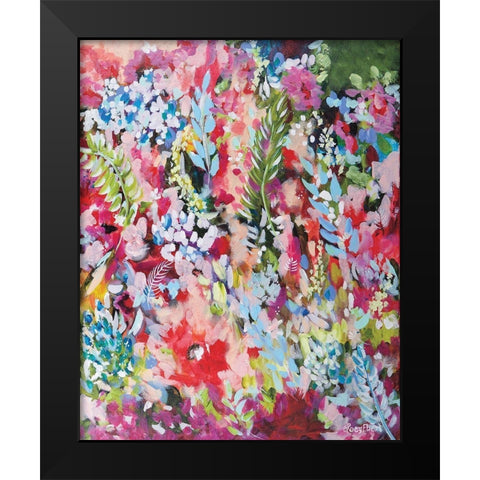 Joyful Always Black Modern Wood Framed Art Print by Ebert, Roey