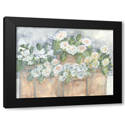 Windowsill Blooms Black Modern Wood Framed Art Print with Double Matting by Ebert, Roey
