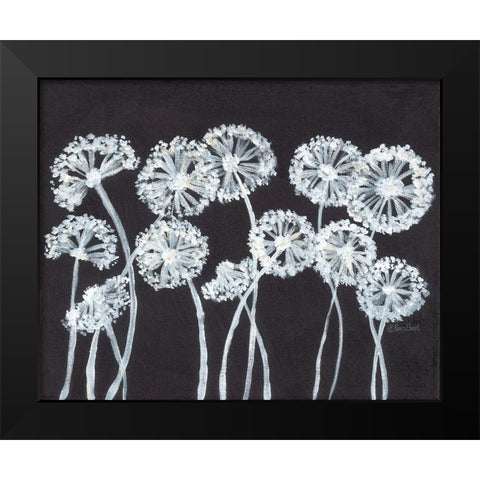 Field of Wishes Black Modern Wood Framed Art Print by Ebert, Roey