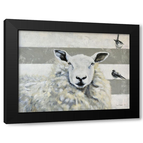 Gatherings Black Modern Wood Framed Art Print with Double Matting by Redman, Suzi
