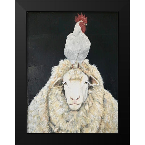 Mellow  Black Modern Wood Framed Art Print by Redman, Suzi