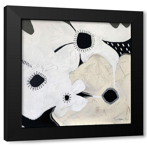 Hello II Black Modern Wood Framed Art Print by Redman, Suzi