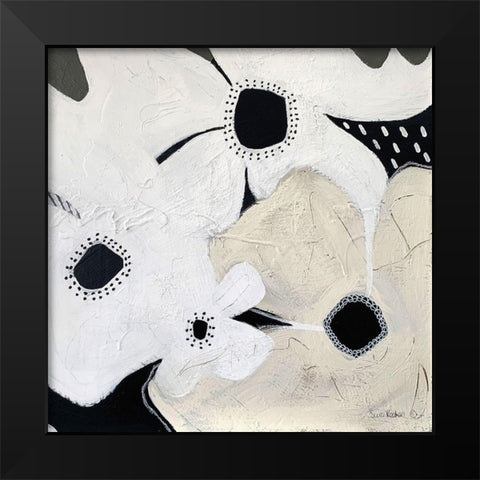Hello II Black Modern Wood Framed Art Print by Redman, Suzi