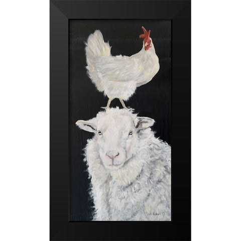 Roosting Spot  Black Modern Wood Framed Art Print by Redman, Suzi