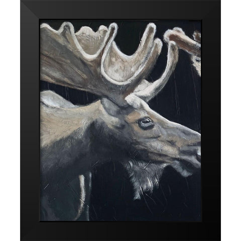 Hear the Word I   Black Modern Wood Framed Art Print by Redman, Suzi