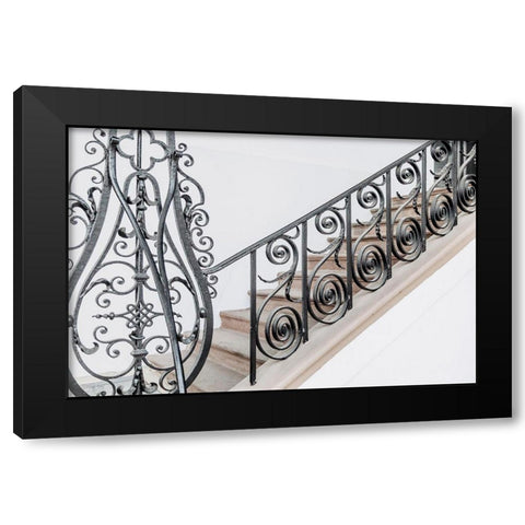 Step into Beautiful Black Modern Wood Framed Art Print with Double Matting by Rigsby, Jennifer