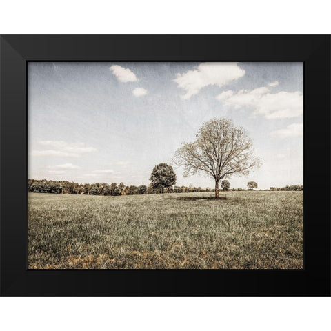 Together in the Fields I Black Modern Wood Framed Art Print by Rigsby, Jennifer
