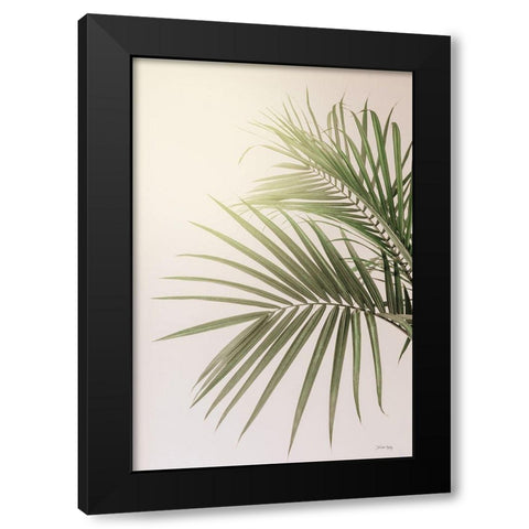 Sunkissed Palm Black Modern Wood Framed Art Print by Rigsby, Jennifer