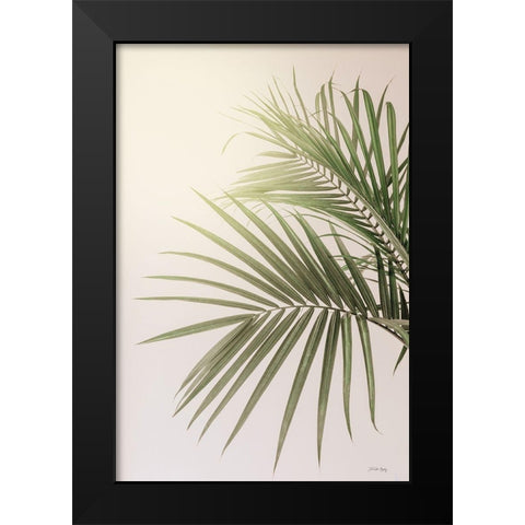 Sunkissed Palm Black Modern Wood Framed Art Print by Rigsby, Jennifer
