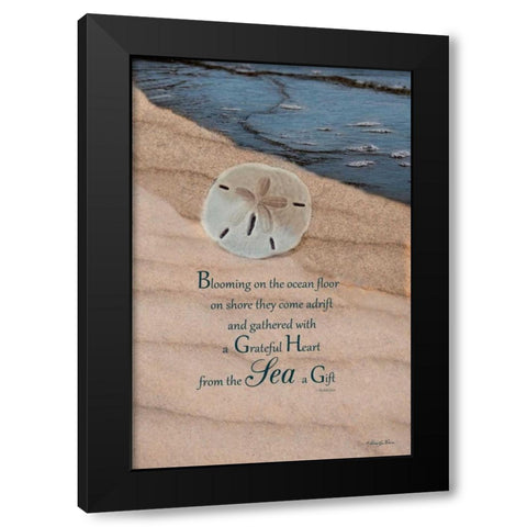 The Gift Black Modern Wood Framed Art Print by Vieira, Robin-Lee