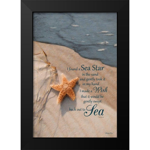 The Wish Black Modern Wood Framed Art Print by Vieira, Robin-Lee