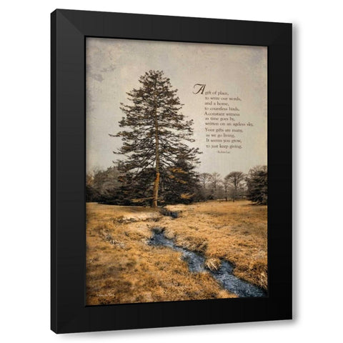 Ode to Trees Black Modern Wood Framed Art Print by Vieira, Robin-Lee