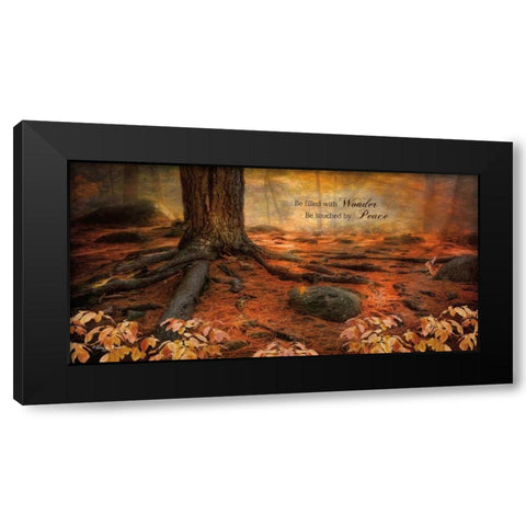 Wonder Black Modern Wood Framed Art Print by Vieira, Robin-Lee