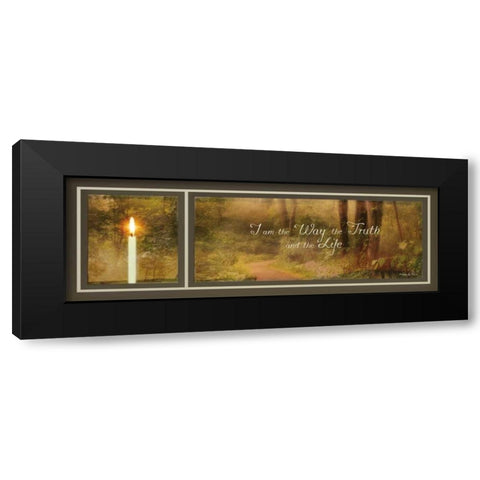 I Am the Way Black Modern Wood Framed Art Print by Vieira, Robin-Lee