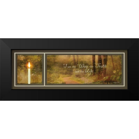 I Am the Way Black Modern Wood Framed Art Print by Vieira, Robin-Lee