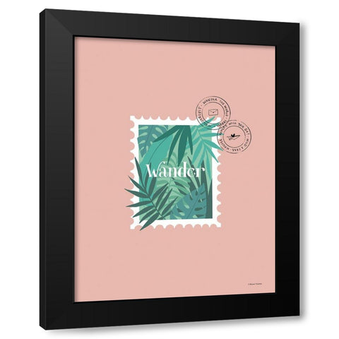 Wander Black Modern Wood Framed Art Print with Double Matting by Nieman, Rachel