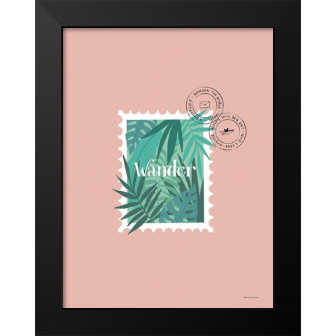 Wander Black Modern Wood Framed Art Print by Nieman, Rachel