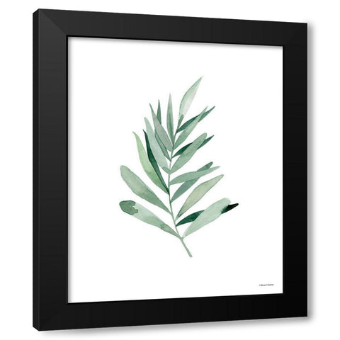 Watercolor Botanical I Black Modern Wood Framed Art Print by Nieman, Rachel
