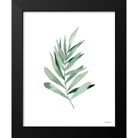 Watercolor Botanical I Black Modern Wood Framed Art Print by Nieman, Rachel