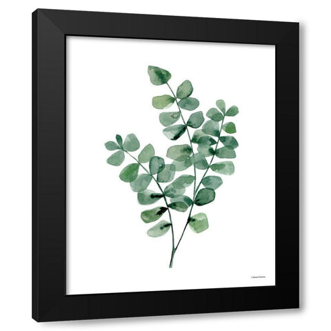 Watercolor Botanical II Black Modern Wood Framed Art Print by Nieman, Rachel