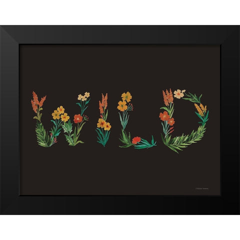 Wild Botanical   Black Modern Wood Framed Art Print by Nieman, Rachel