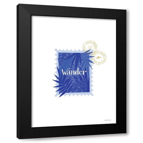 Wander Black Modern Wood Framed Art Print with Double Matting by Nieman, Rachel