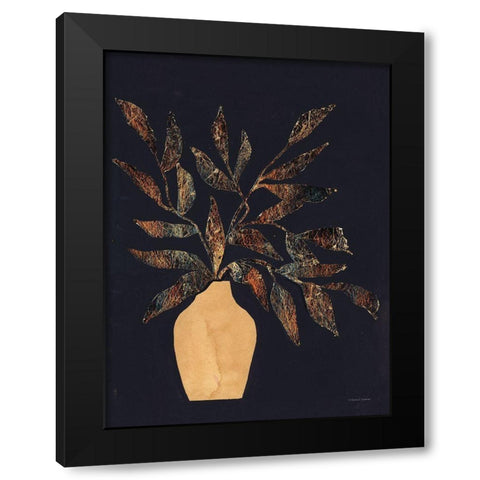 Moody Vase Silhouette Black Modern Wood Framed Art Print with Double Matting by Nieman, Rachel