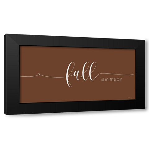 Fall is In the Air Black Modern Wood Framed Art Print with Double Matting by Ball, Susan