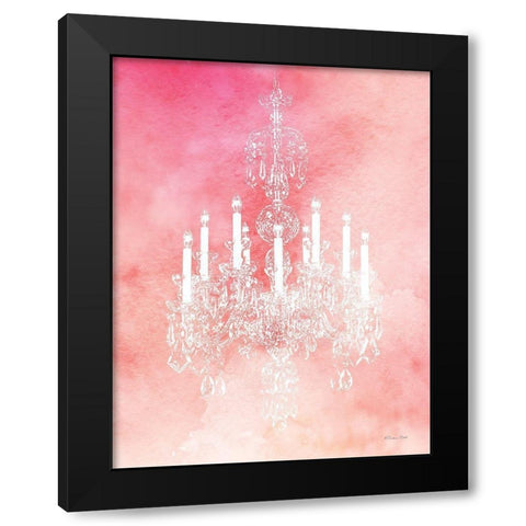 Chandelier Glam 3 Black Modern Wood Framed Art Print with Double Matting by Ball, Susan