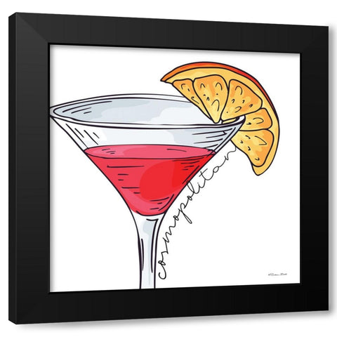 Cosmopolitan     Black Modern Wood Framed Art Print by Ball, Susan