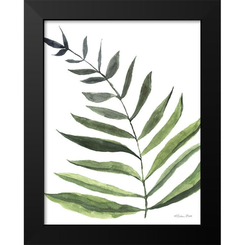 Fern 1  Black Modern Wood Framed Art Print by Ball, Susan