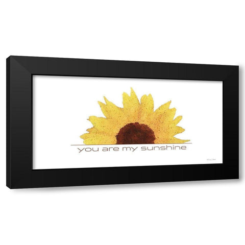 You Are My Sunshine Black Modern Wood Framed Art Print by Ball, Susan