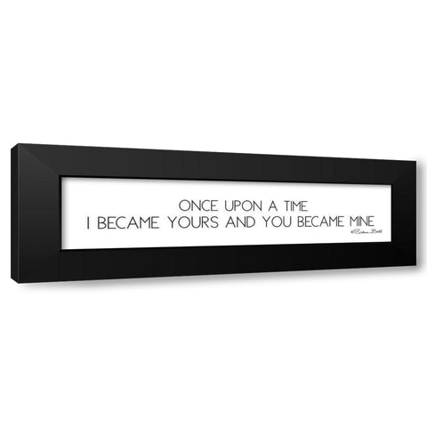 Once Upon a Time Black Modern Wood Framed Art Print by Ball, Susan
