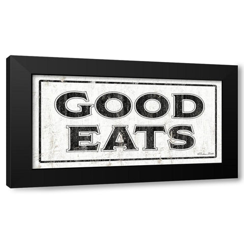 Good Eats Black Modern Wood Framed Art Print with Double Matting by Ball, Susan