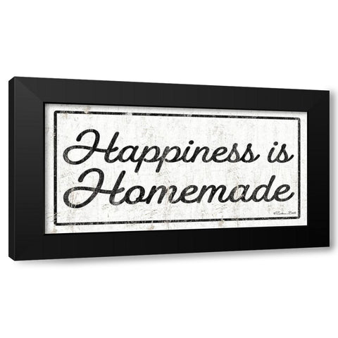 Happiness is Homemade Black Modern Wood Framed Art Print with Double Matting by Ball, Susan