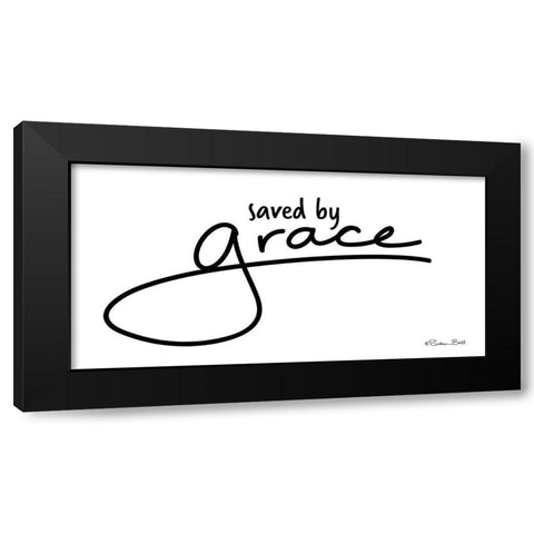 Save by Grace Black Modern Wood Framed Art Print with Double Matting by Ball, Susan