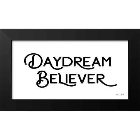 Daydream Believer Black Modern Wood Framed Art Print by Ball, Susan