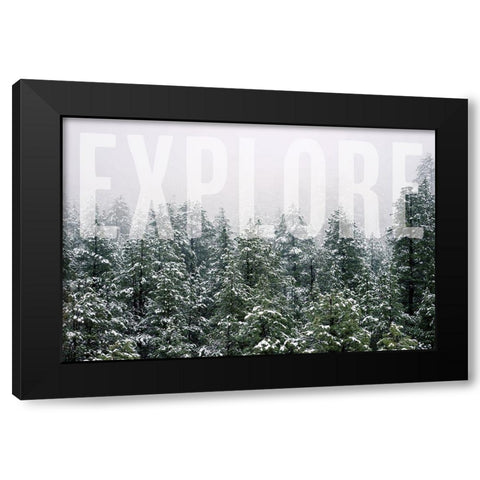 Explore Black Modern Wood Framed Art Print with Double Matting by Ball, Susan