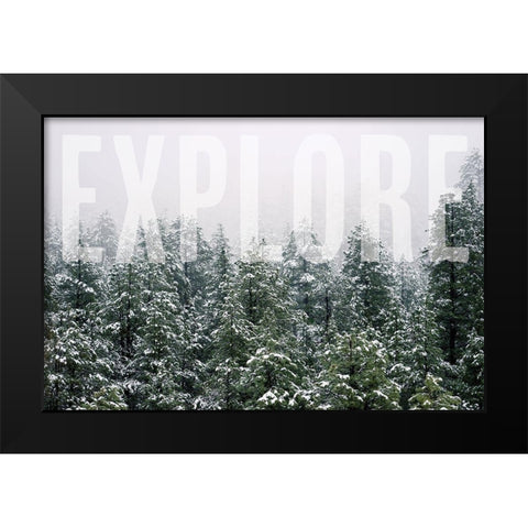 Explore Black Modern Wood Framed Art Print by Ball, Susan