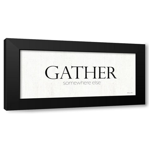 Gather Somewhere Else   Black Modern Wood Framed Art Print with Double Matting by Ball, Susan