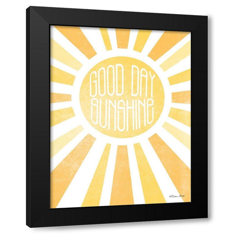 Good Day Sunshine Black Modern Wood Framed Art Print with Double Matting by Ball, Susan