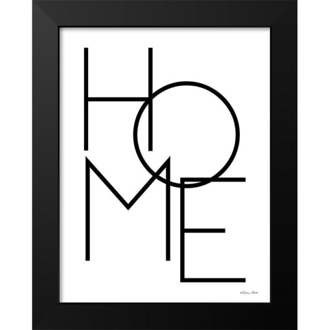 Home    Black Modern Wood Framed Art Print by Ball, Susan