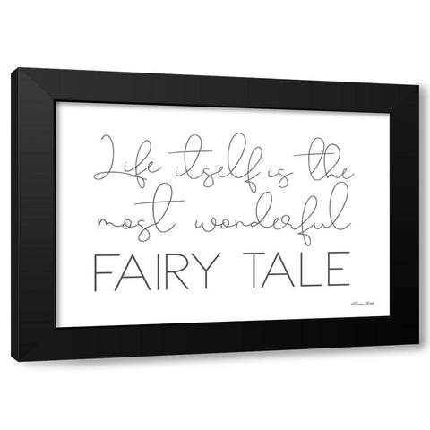 Life Itself Black Modern Wood Framed Art Print by Ball, Susan