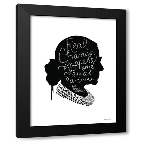 Real Change RBG Black Modern Wood Framed Art Print by Ball, Susan