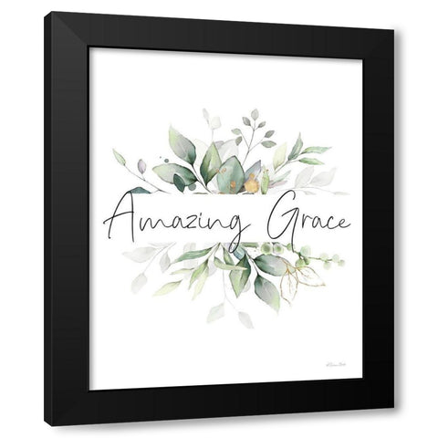 Amazing Grace   Black Modern Wood Framed Art Print with Double Matting by Ball, Susan