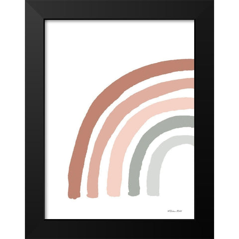 Desert Rainbow 1 Black Modern Wood Framed Art Print by Ball, Susan