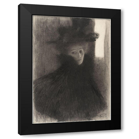 In the Shadows Black Modern Wood Framed Art Print with Double Matting by Stellar Design Studio