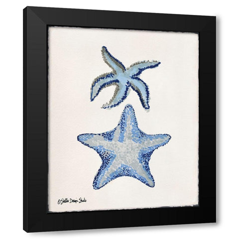 From the Sea 2 Black Modern Wood Framed Art Print with Double Matting by Stellar Design Studio