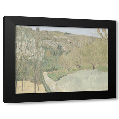 The Passage 2 Black Modern Wood Framed Art Print with Double Matting by Stellar Design Studio