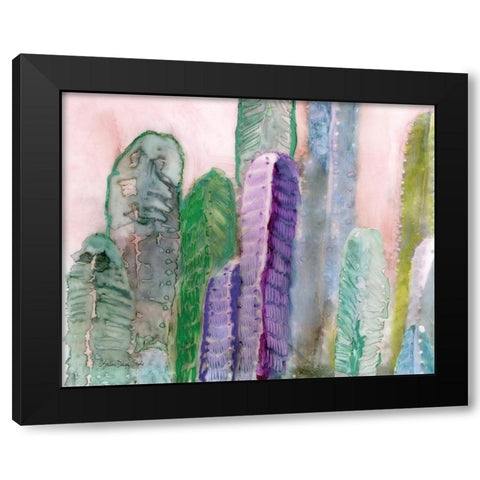 Southwest Gallery 3 Black Modern Wood Framed Art Print with Double Matting by Stellar Design Studio